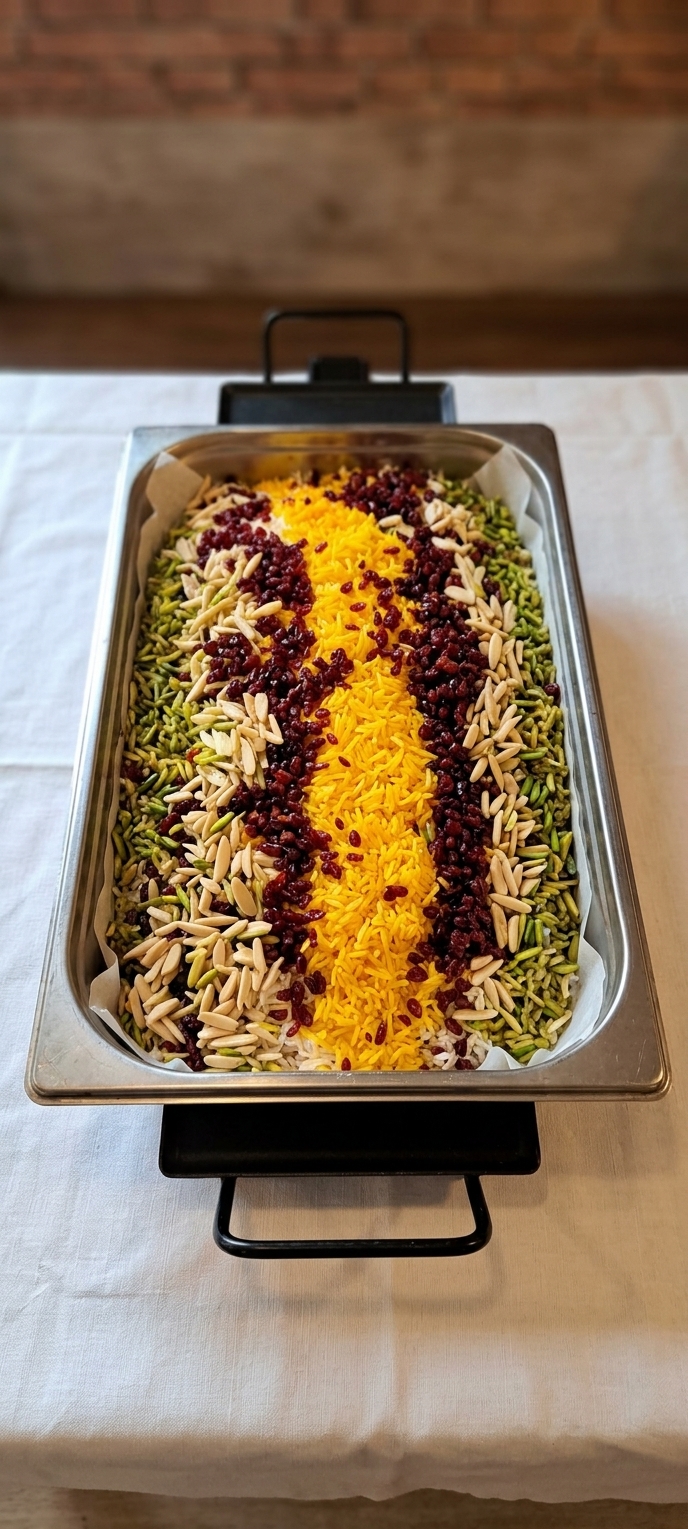 زرشک‌پلو، نمای نزدیک